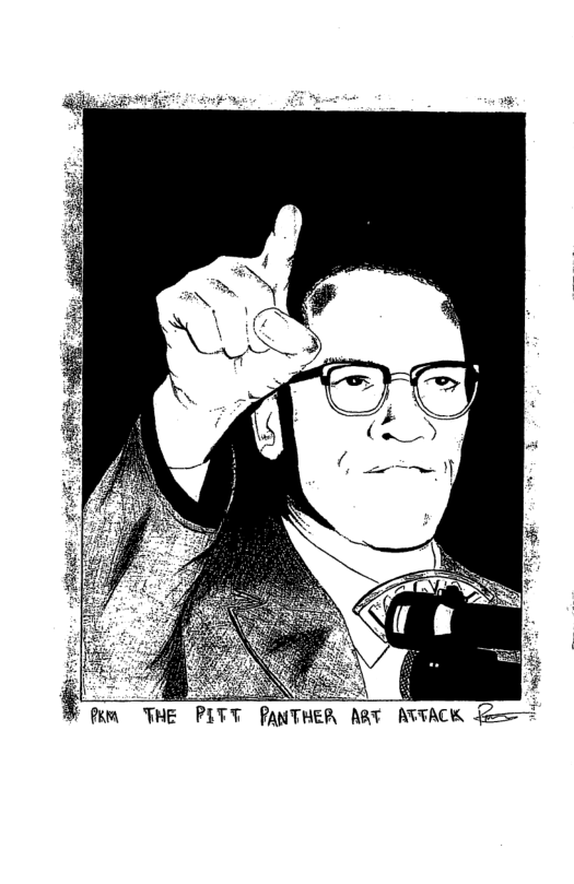gm THE PITT PANTHER ART ATTACK de==— 
